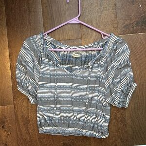Crop top striped xxs from Madewell.
